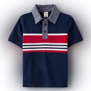 NEW Gymboree Boys American Cutie Striped Polo size 7